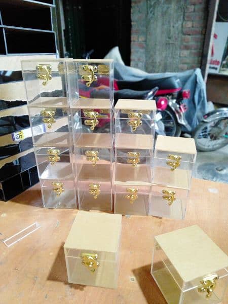 Acrylic Small Boxes ( for bidh and gifting) 0302-1466006 1