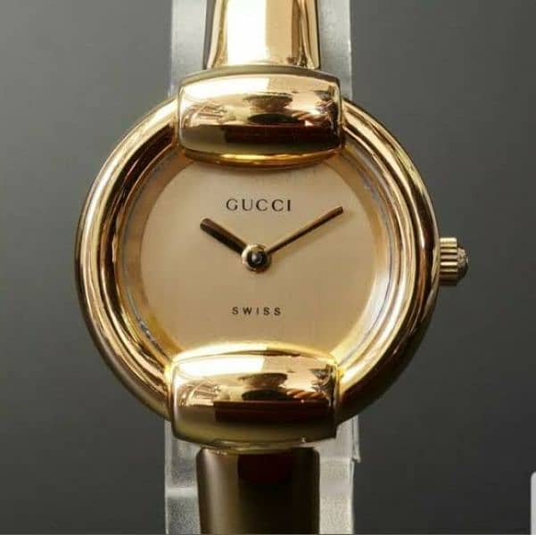 original gucci imported gold plated watch 1