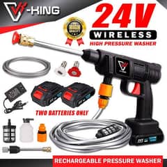 Wireless High Pressure Car Washer with - 2  Lithium Batteries