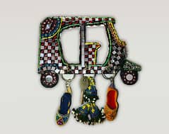 Hand Crafted Rickshaw Art Wall Hanging