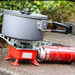 Portable stove for kitchen, travel camping - 0,3,2,1,4,2,4,0,8,8,1 0
