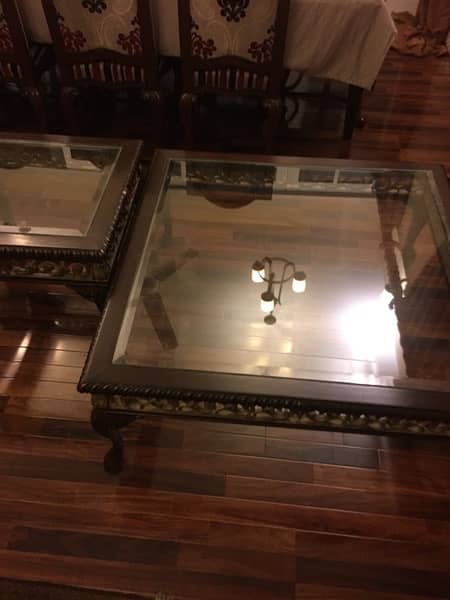 3 carvin table glass top best condition polish 0