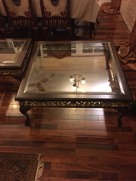 3 carvin table glass top best condition polish 5