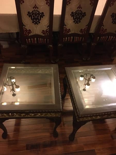 3 carvin table glass top best condition polish 6