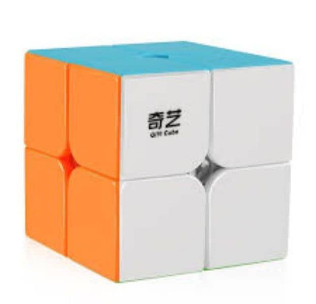 cube 2 by 2 Stickerless Smooth and Fast cube best quality cube 1