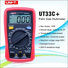 UT33C+	Standard Digital Multimeter