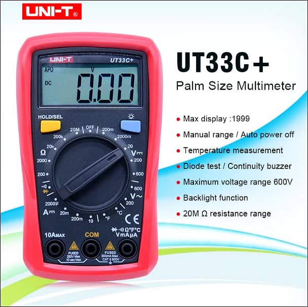 UT33C+	Standard Digital Multimeter 0