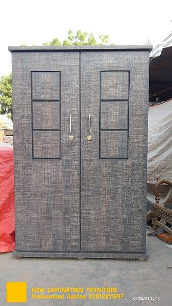 wardrobe cupboard Almari 2 door 3