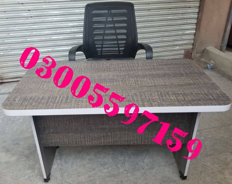 Office study table work desk metal used furniture sofa chair home work 6