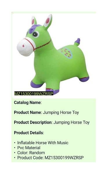 Product Name*: Jumping Horse Toy 2