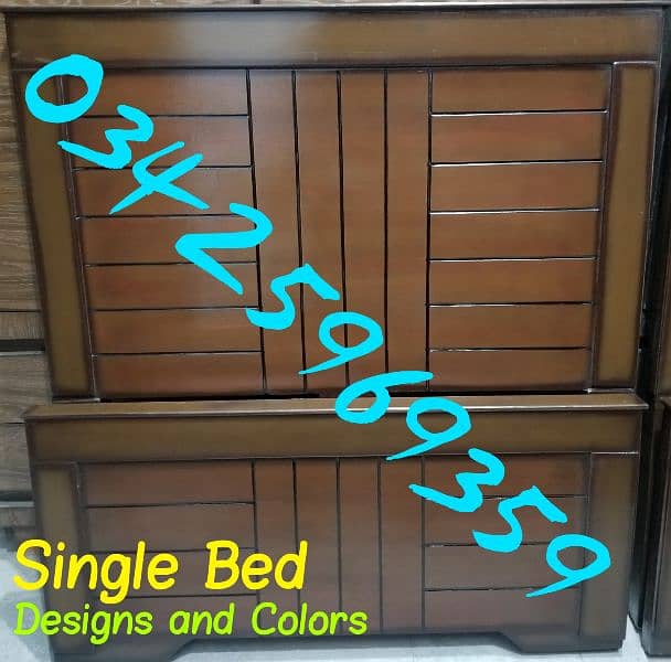 single bed double bed solid wood desgn dressing sofa home cafe hostel 3