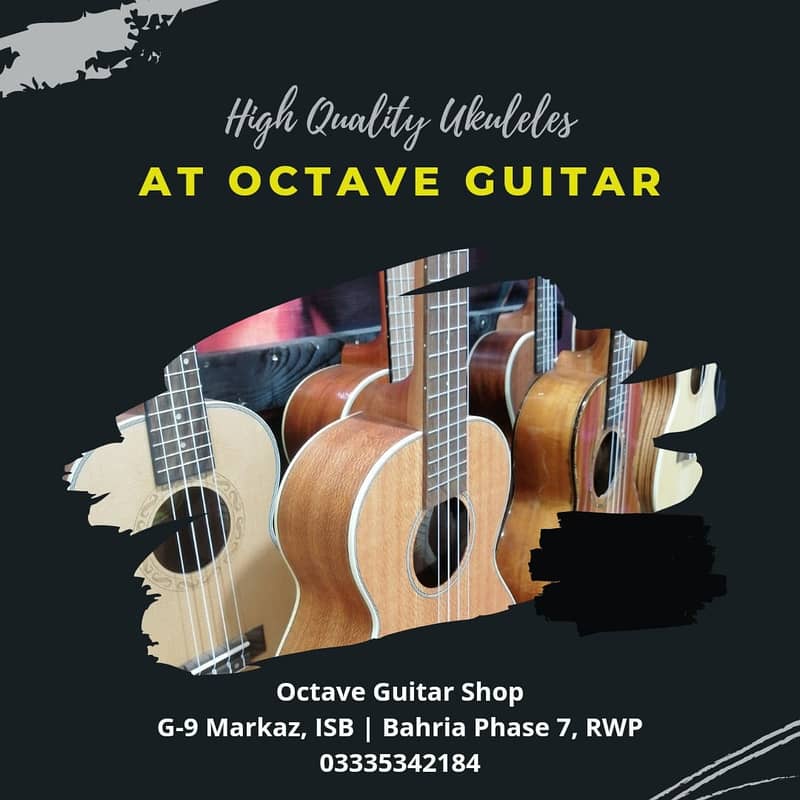 High Quality Ukuleles available at Octave Guitar 0