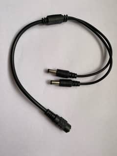 Adapter DC Connnector 1 Female to 2 Male HUD Power Wire.