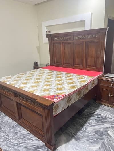 bed and dressing with mattress for sale
