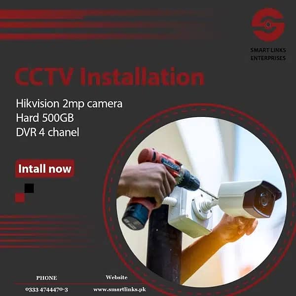 Hikvision 4 CCTV Cameras Package Authorised Dealer 0
