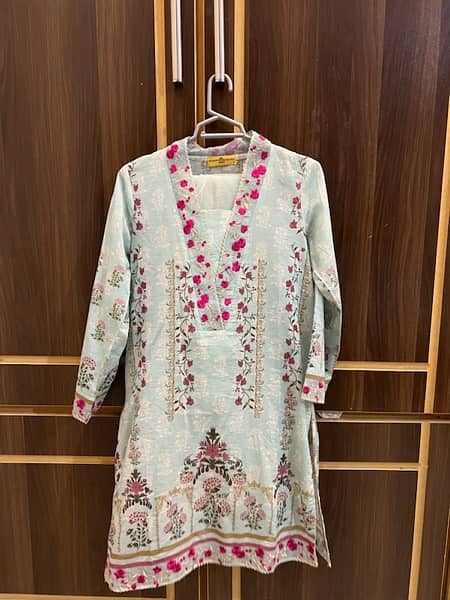 shirt with net dupatta 1