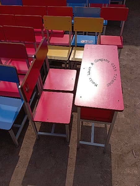 STUDENT CHAIRS AND SCHOOLS, COLLEGES RELATED FURNITURE/DESK BENCH 5