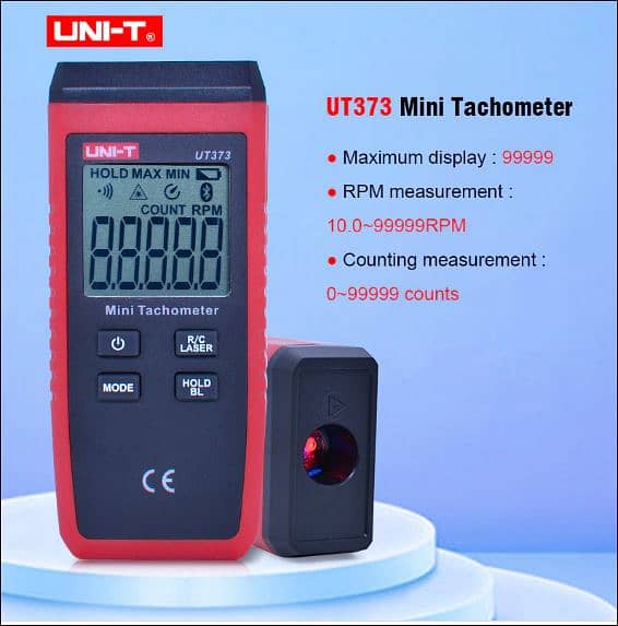 UT373 UNI-T Digital Mini Tachometer/RPM Laser Type 0