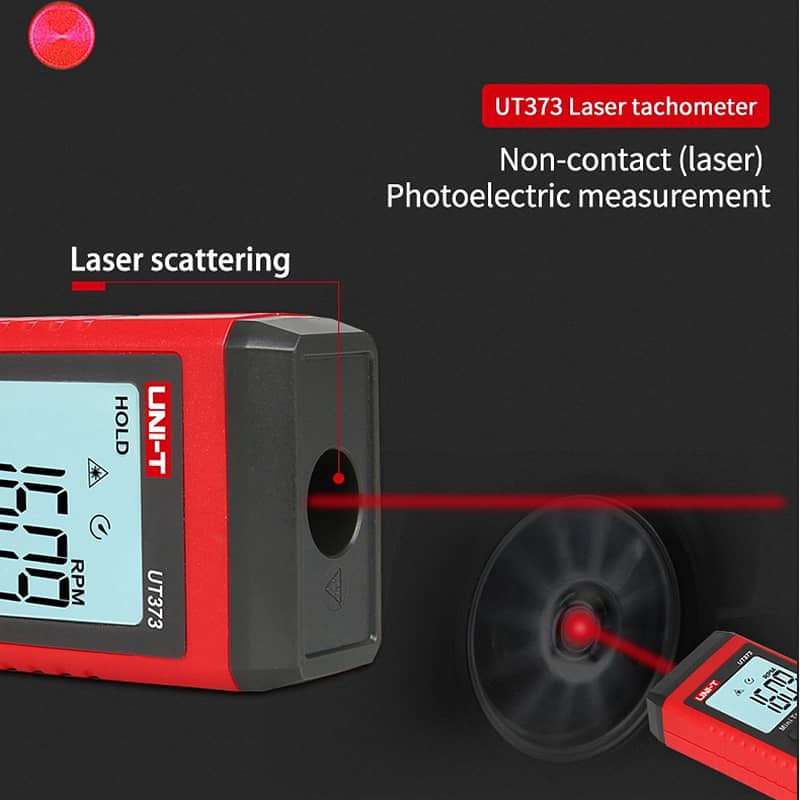 UT373 UNI-T Digital Mini Tachometer/RPM Laser Type 2