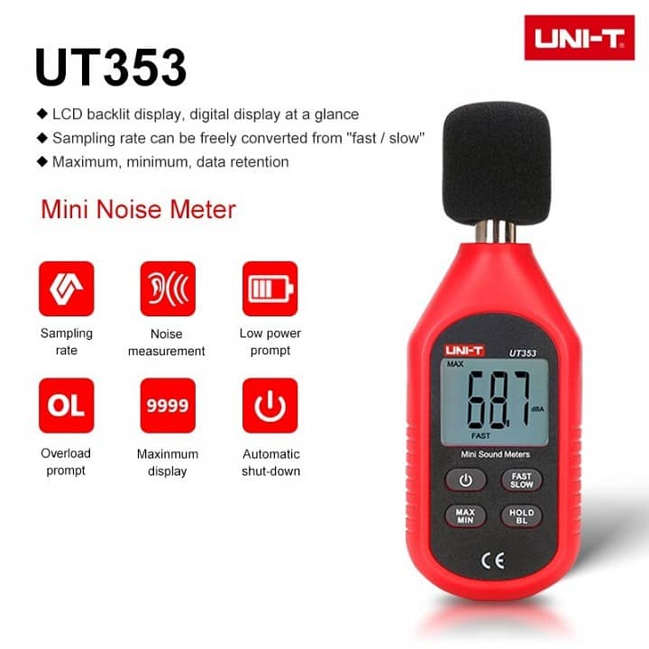 UT353 UNI-T Digital Mini Sound / Noise Meter 1