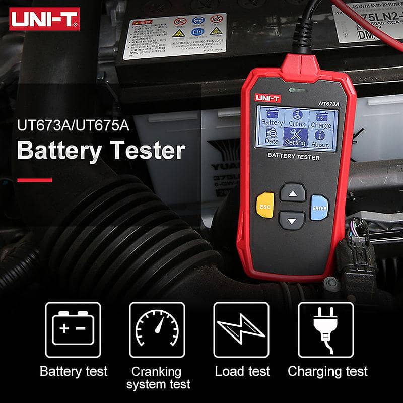 UT673A UNI-T Digital Battery Tester 1