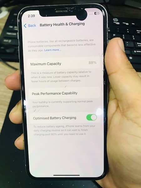 i phone x pta approved 256 gb condition 10,10 1