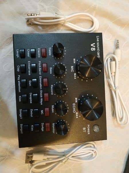 Live Streaming Sound Card tiktok live Audio Mixer DJ Mixer 1