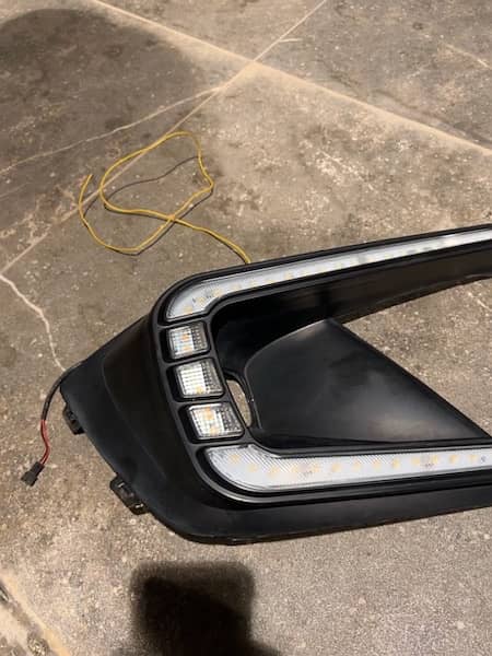 Honda Civic 11th Gen LED Fog Lamps Cover 1