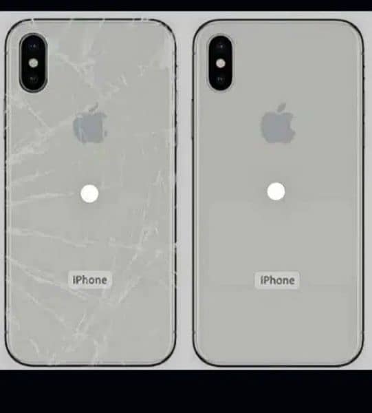 iphone X or Xs Back glass white colour 1