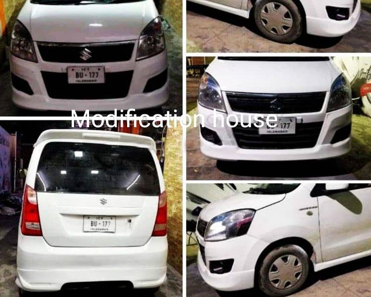 Suzuki Wagon R Body Kit – Model 2008-2018 | Car Sports Body Kit 4 Pcs 1