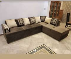 6seater L shaped sofa