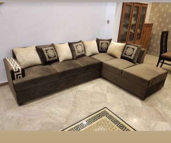 6seater L shaped sofa 0