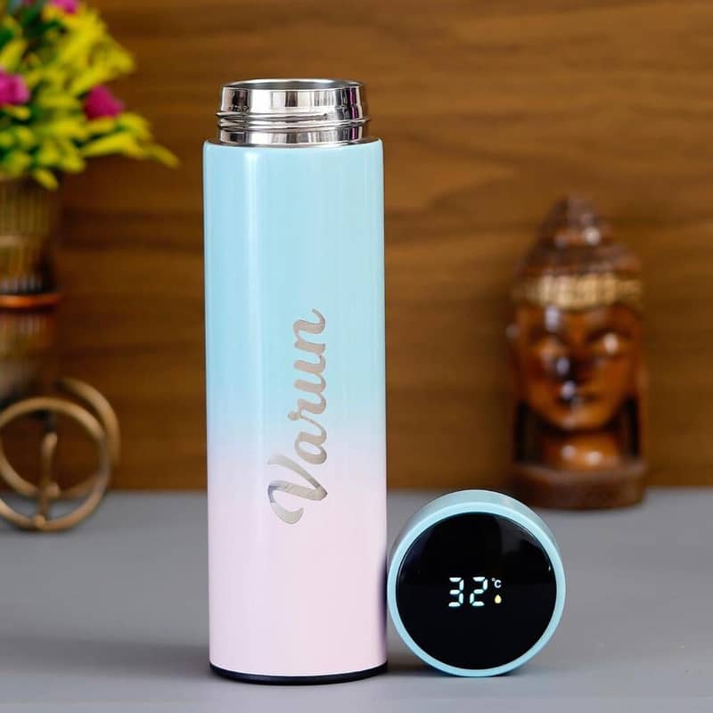 Name Customize Smart Water Bottle 5