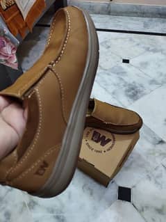 Bata leather shoes new size 8"