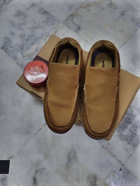 Bata leather shoes new size 8" 4