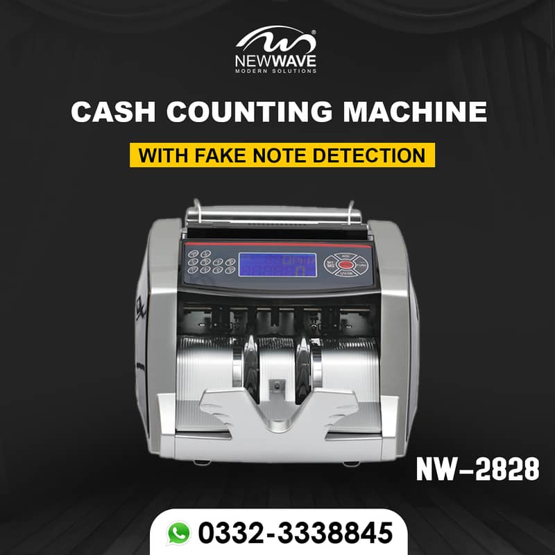 cash fake money counting till billing machine NW-728,safe locker 3