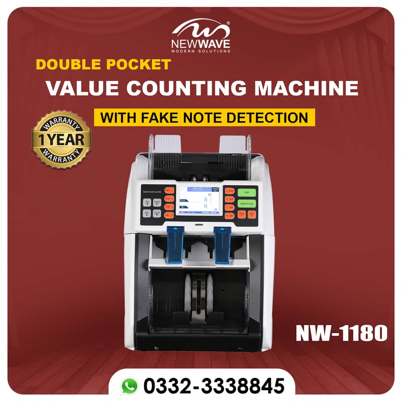 cash fake money counting till billing machine NW-728,safe locker 5