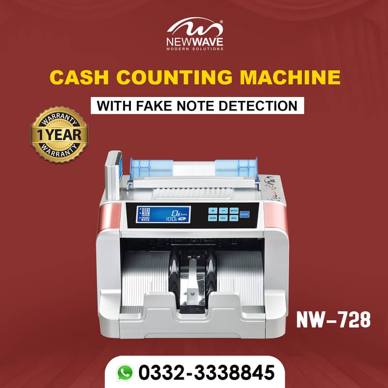 cash fake money counting till billing machine NW-728,safe locker 10