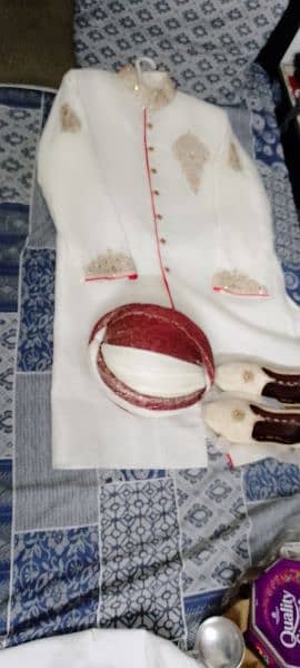 Neat and clean condition sherwani 0