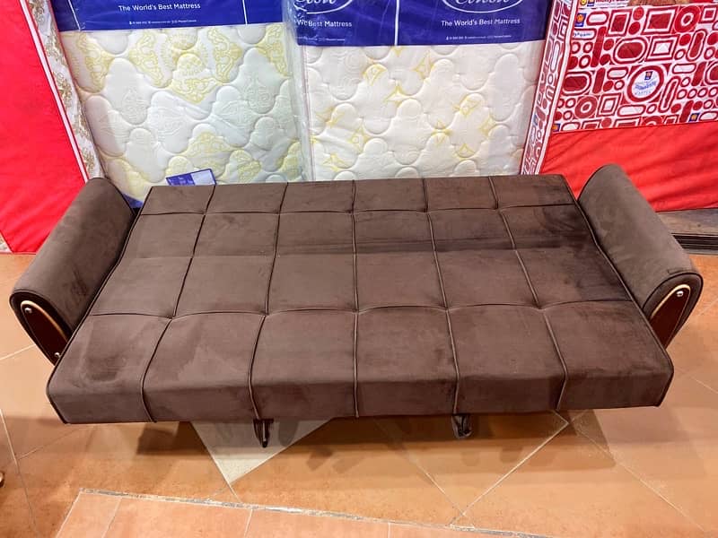 sofa cum bed (2in1)(sofa+bed)(Molty foam)(10 years warranty ) 2