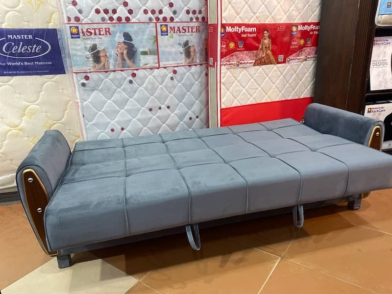 sofa cum bed (2in1)(sofa+bed)(Molty foam)(10 years warranty ) 10