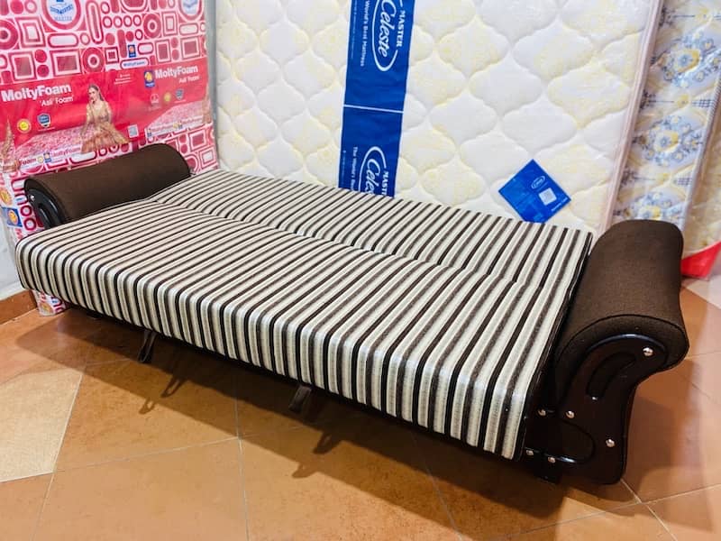 sofa cum bed (2in1)(sofa+bed)(Molty foam)(10 years warranty ) 12