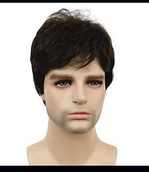 hair man wig Cap Wig Hair For men and extension 0