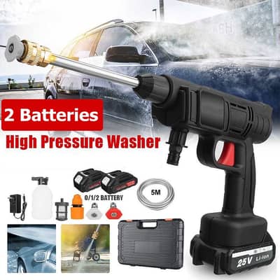 48V Cordless High Pressure Washer with 2 Lithium ion Batteries
