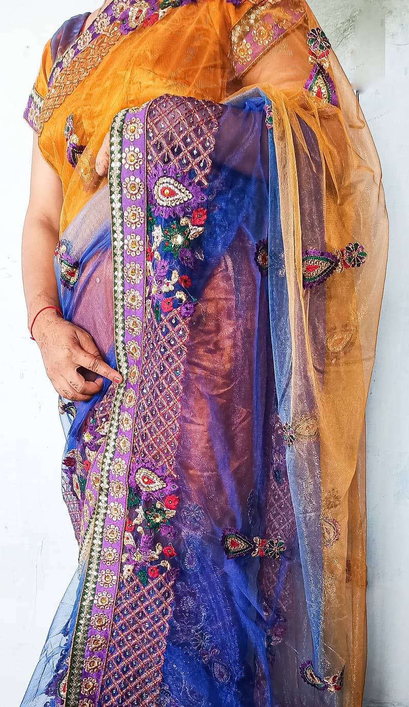 Indian Fancy Saree - S07 1