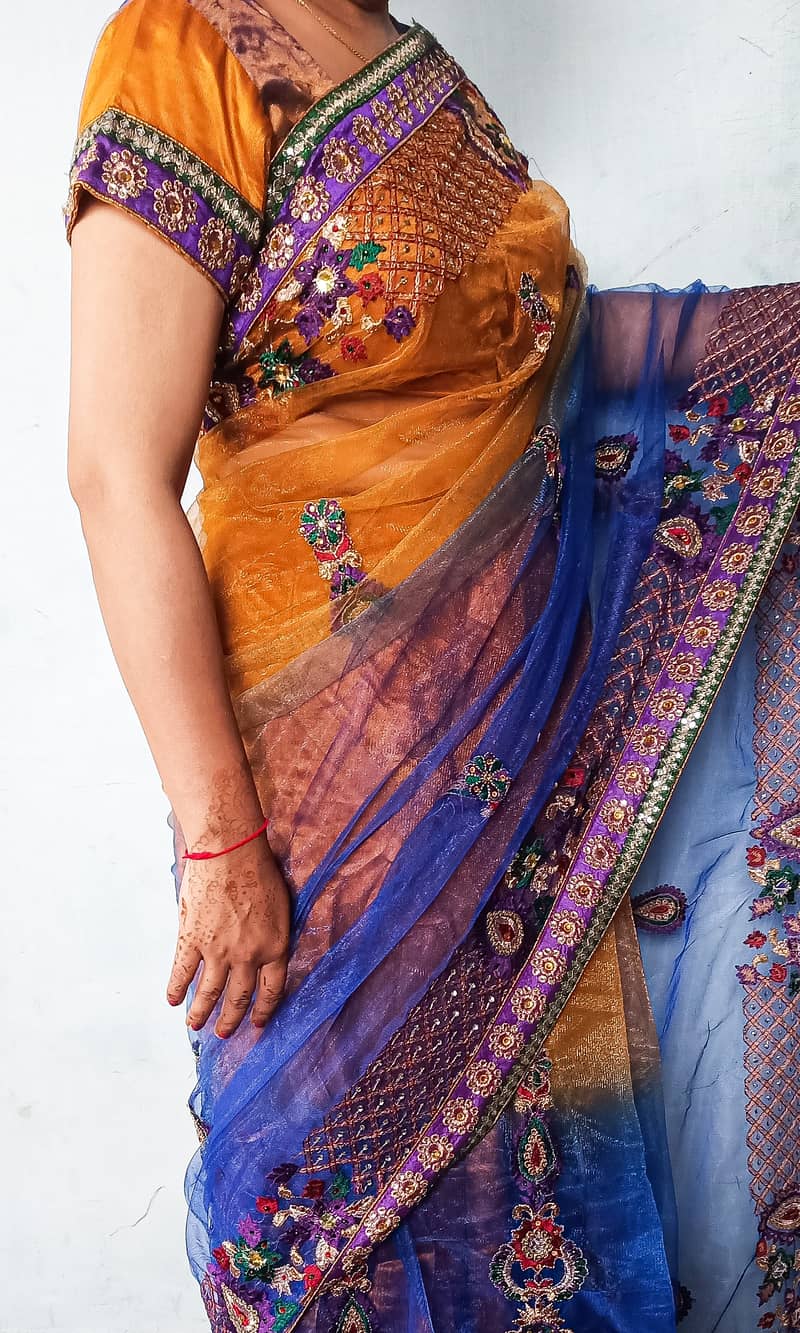 Indian Fancy Saree - S07 3