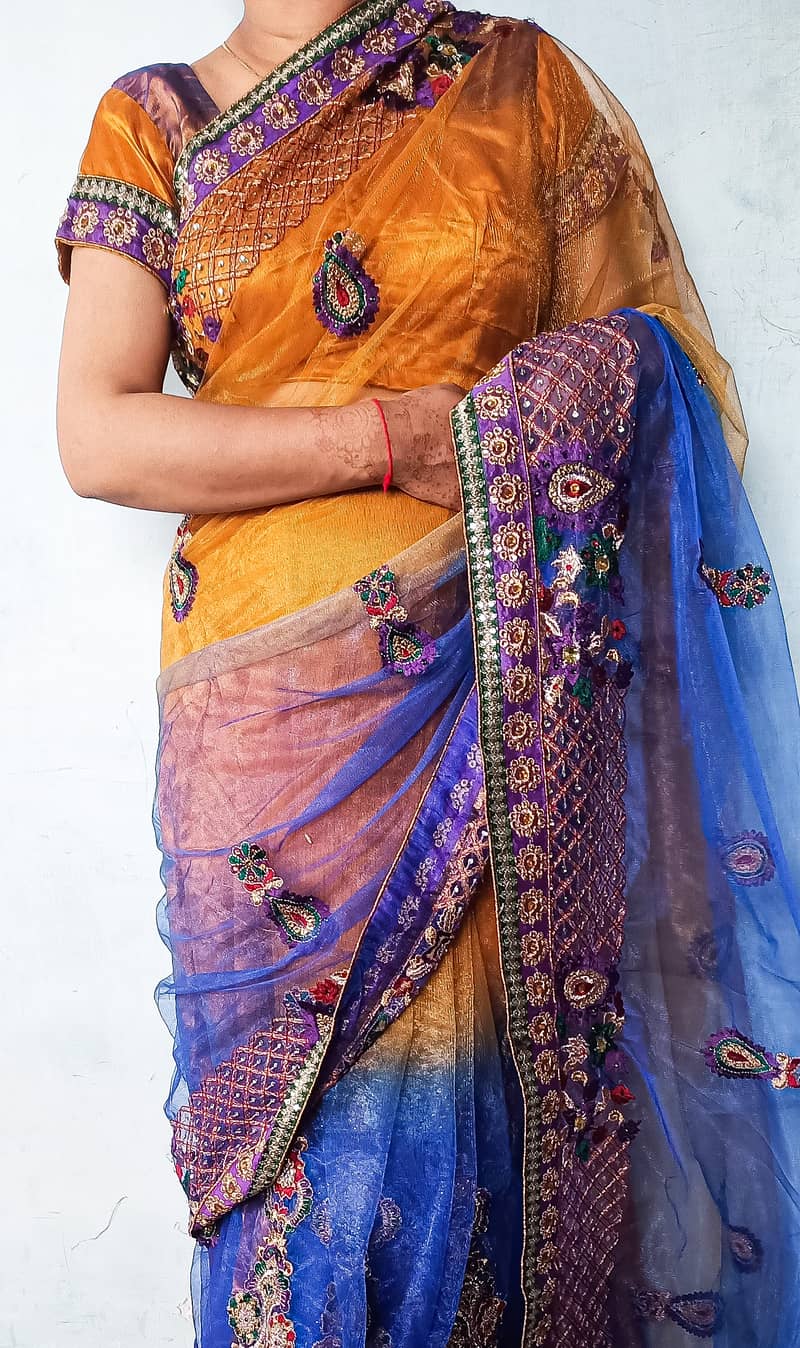 Indian Fancy Saree - S07 5