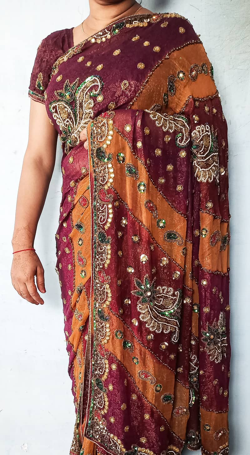 Indian Fancy Saree - S08 1