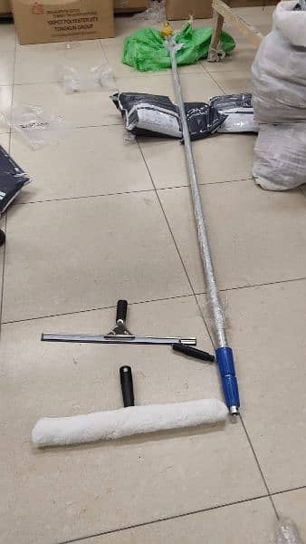 window cleaning rod 20ft and wiper plus washer 1