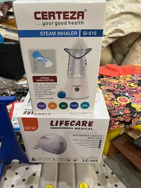 CERTEZA STEAM INHALER SI-515 & LIFECARE MEDICAL LC-605 3